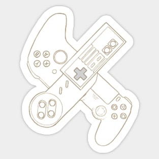 One D-pad to rule them all Sticker